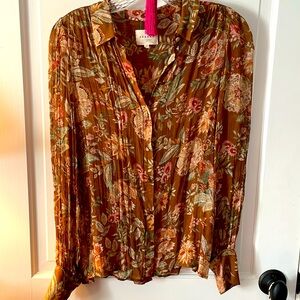 Sweet, sexy, stunning classic Sezane semi share Boho blouse, top shirt 34 🌹